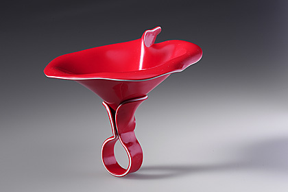 red plastic ring by Pavel Herynek from herynek.cz